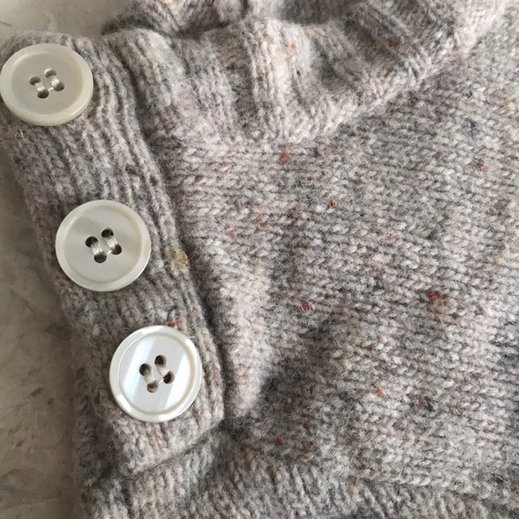 J.Crew Lambswool Sweater with Buttons - Picture 3 of 4